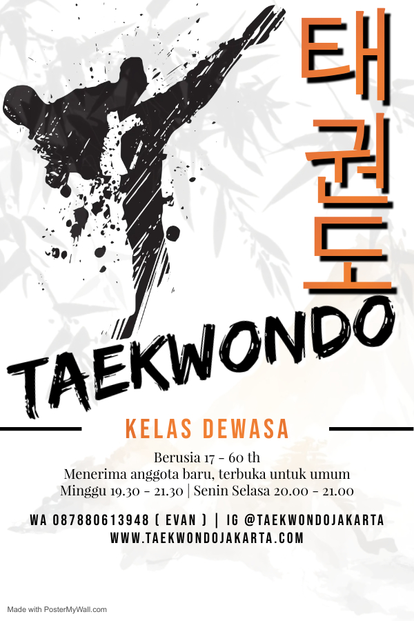 taekwondo jakarta kelas dewasa
